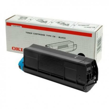 Toner Noir Haute capacité pour Oki 42127408 ( TYPE C6 )