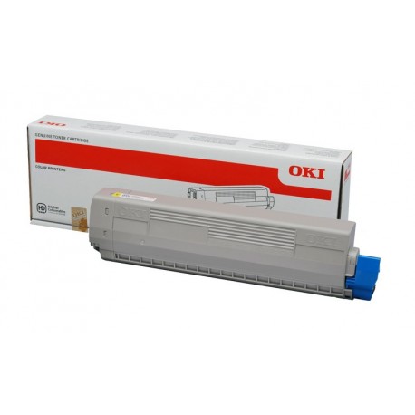 Toner jaune Oki pour imprimante Oki C8600 / C8800