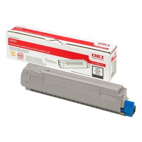 Toner noir Oki pour imprimante Oki C8600 / C8800