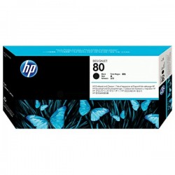Tête d impression Noire + Kit Nettoyage HP pour Designjet 1050c ... (N°80)