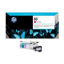 Tête d impression Magenta + Kit Nettoyage HP pour Designjet 1050c ... (N°80)