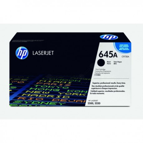 Toner noir HP pour Color LaserJet 5500 - 5550 (645A)