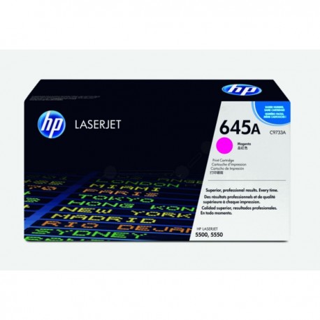 Toner Magenta HP pour Color LaserJet 5500 - 5550 (645A)