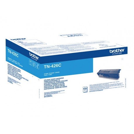 Toner cyan Brother extra haute capacité pour HL L8360.. / L8900 ...(TN426C)