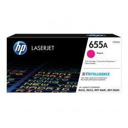 Toner Magenta HP pour Color LaserJet Enterprise M652 / M653.... (655A) - 10 500 pages