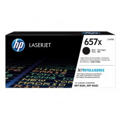 Toner Noir HP Haute Capacité pour LaserJet Enterprise M681 / M682.... (657X) - 28 000 pages