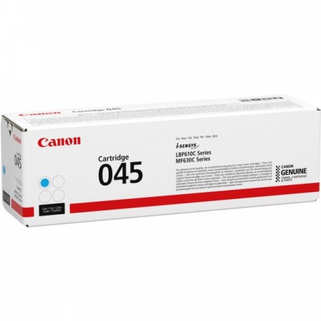 Cartouche Toner Cyan CANON pour Imprimante Laser (N°045C) - Capacité 1300 pages