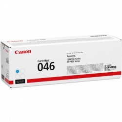 Cartouche Toner Cyan CANON pour Imprimante Laser (N°046C) (CRG046C) - Capacité 2 300 pages