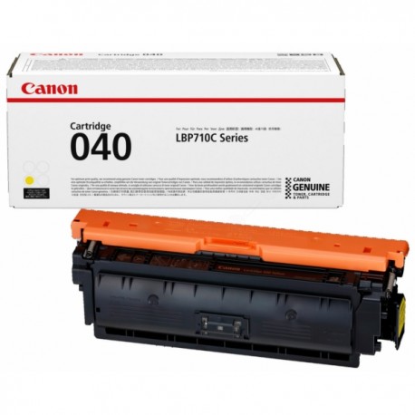 Cartouche Toner Jaune CANON pour Imprimante Laser (N°040Y) (CRG040Y) - Capacité 5 400 pages