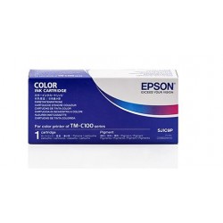 Cartouche Jet d'encre SJIC9P Couleur EPSON (24,8 ml) pour Imprimante TM-C100