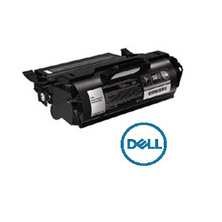 Toner Laser Noir DELL Program RETURN pour Imprimante Laser - Capacité 7000 pages