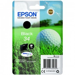 Cartouche d'encre Noire Epson pour WorkForce 3720DWF/3725DWF .. (n°34) (balle de golf)