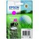 Cartouche d'encre Magenta Haute Capacité Epson pour WorkForce 3720DWF/3725DWF .. (n°34XL) (balle de golf)