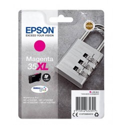 Cartouche d'encre Magenta Haute Capacité Epson pour WorkForce Pro 4720DWF .. (n°35XL) (Cadenas)