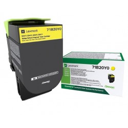 Toner Jaune Lexmark Return Program pour imprimante CS317dn/ Multifonction CX317dn