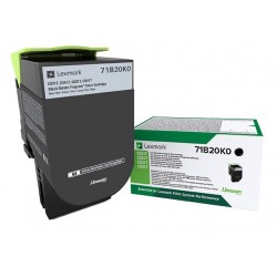 Toner Noir Lexmark Return Program pour imprimante CS317dn/ Multifonction CX317dn