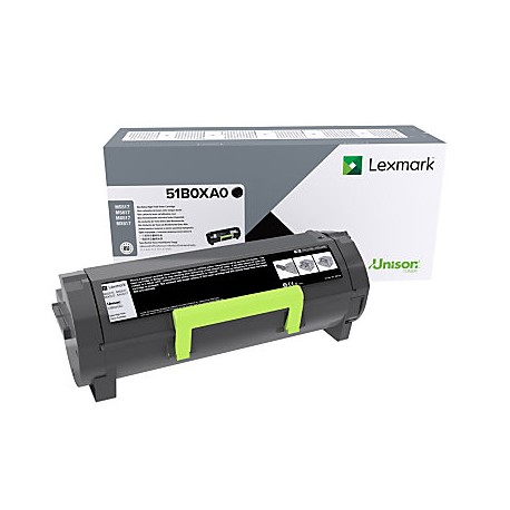 Toner noir Lexmark pour MS517dn  / MX517de...