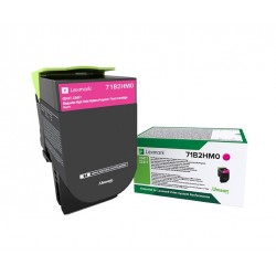 Toner Magenta, rendement élevé, LEXMARK Return Program pour imprimante CS417dn/ Multifonction CX417dn