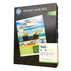 Pack jet d'encre économique pour HP Office Jet Pro 8000 / 8500 .....(N°940XL)
