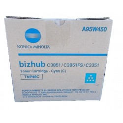 Toner Cyan Konica Minolta Bizhub C3351, C3851  (TNP49C)