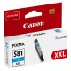 Cartouche d'encre cyan très haute capacité Canon CLI-581C XXL pour Gamme PIXMA TS8150 ...