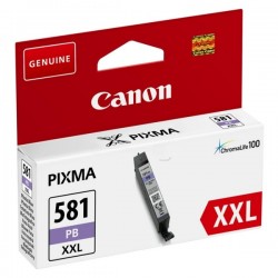 Cartouche d'encre photo bleu très haute capacité Canon CLI-581PB XXL pour Gamme PIXMA TS8150 ...