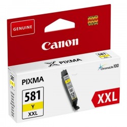 Cartouche d'encre Jaune très haute capacité Canon CLI-581Y XXL pour Gamme PIXMA TS8150 ...