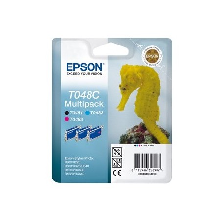 Multipack cartouche Epson Noir/Cyan/Magenta T048C