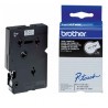 Ruban thermique en cassette 9mm Brother TC-291 noir sur Blanc