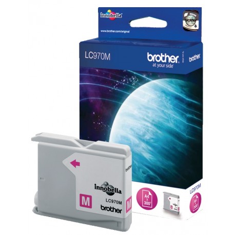 Cartouche magenta Brother LC970M pour DCP-135C / DCP150C / MFC235 / MFC260