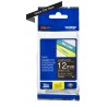 Cassette à ruban Brother pour étiqueteuse blanc sur Noir (TZ-335) 12mm