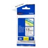  Cassette à ruban Brother pour étiqueteuse Noir sur blanc (TZ-241)  18mm