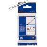 Cartouche à ruban pour gaine thermorétractable Brother HSe-221 – Noir sur blanc, 8,8 mm 
