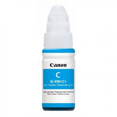 Cartouche d'encre Cyan Canon GI-490 pour PIXMA G1400...