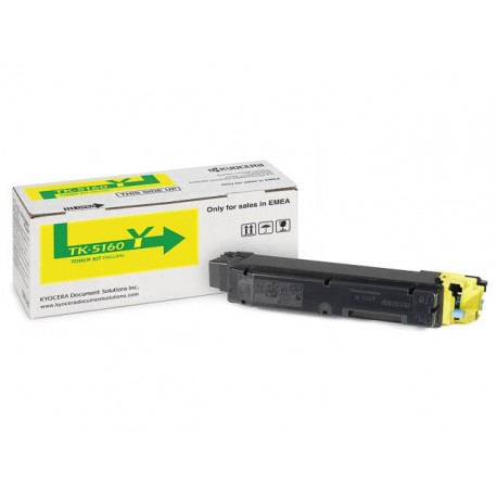 Toner Jaune Kyocera Mita pour ECOSYS P7040CDN (TK-5160Y) (TK5160Y)