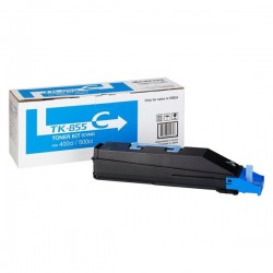 Toner cyan Kyocera pour Task Alfa 400ci / 500ci (TK-855C)