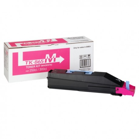 Toner magenta Kyocera Mita pour TaskAlfa 250ci / 300ci (TK-865M)