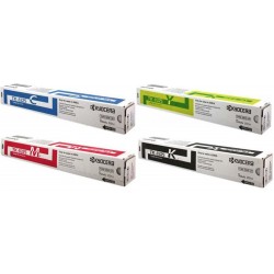 Pack 4 Toners Kyocera Mita pour TaskAlfa 2551c (TK-8325) (C, M, J, N)