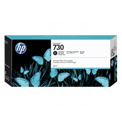 Cartouche Noir Photo Haute Capacité HP pour Designjet T1700 (N°730)