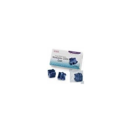 3 Batonnets d'encre solide cyan pour Xerox workcenter c2424