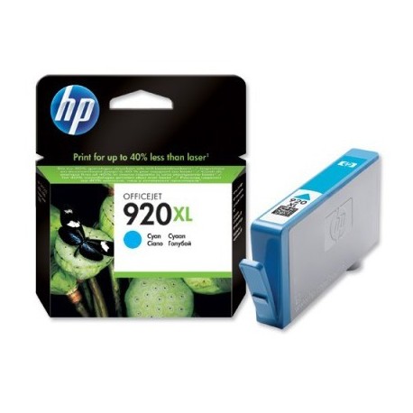 Cartouche Encre cyan HP pour officejet 6500 ... (N°920XL)