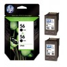 Pack de 2 cartouches Noires HP pour Deskjet 450 ... (N°56)