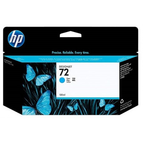 Cartouche cyan HP Vivera pour HP T610 / T1100 ... (N°72)