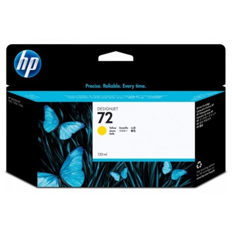 Cartouche jaune HP Vivera pour HP T610 / T1100 ...  (N°72)