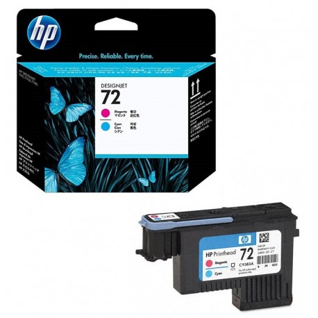 Tête d'impression magenta / cyan HP Vivera pour HP T610 / T1100 ... (N°72)