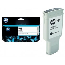 Cartouche noir photo Haute capacité HP pour Designjet T1500 / T2500 / T920 (N°727)