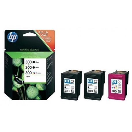 Pack de 2 Cartouches : 1 noire + 1 couleur, HP N°300 pour deskjet D2560 (N°300)