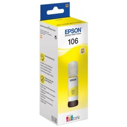 Cartouche Jaune Epson pour EcoTank ET-7700 (N°106)