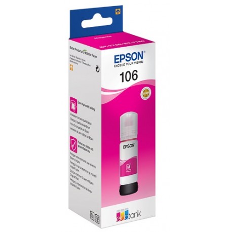 Cartouche Magenta Epson pour EcoTank ET-7700 (N°106)