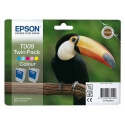 Double pack cartouche Encre 5 Couleurs EPSON (T009)